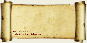 Isak Miletić vizit kartica